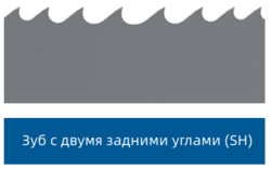 Зуб с двумя задними углами (SH)